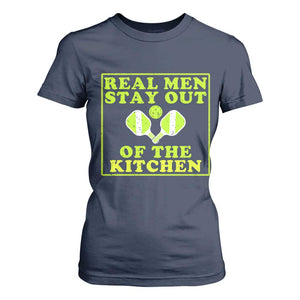 Funny Pickleball T Shirt For Women Stay Out Of The Kitchen For Men TS12 Navy Print Your Wear