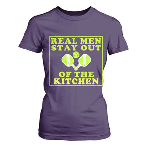 Funny Pickleball T Shirt For Women Stay Out Of The Kitchen For Men TS12 Purple Print Your Wear