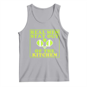 Funny Pickleball Tank Top Stay Out Of The Kitchen For Men TS12 Athletic Heather Print Your Wear