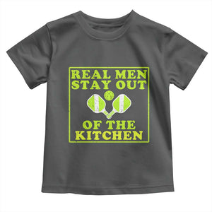 Funny Pickleball Toddler T Shirt Stay Out Of The Kitchen For Men TS12 Dark Heather Print Your Wear
