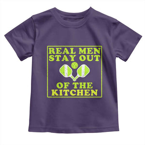 Funny Pickleball Toddler T Shirt Stay Out Of The Kitchen For Men TS12 Purple Print Your Wear