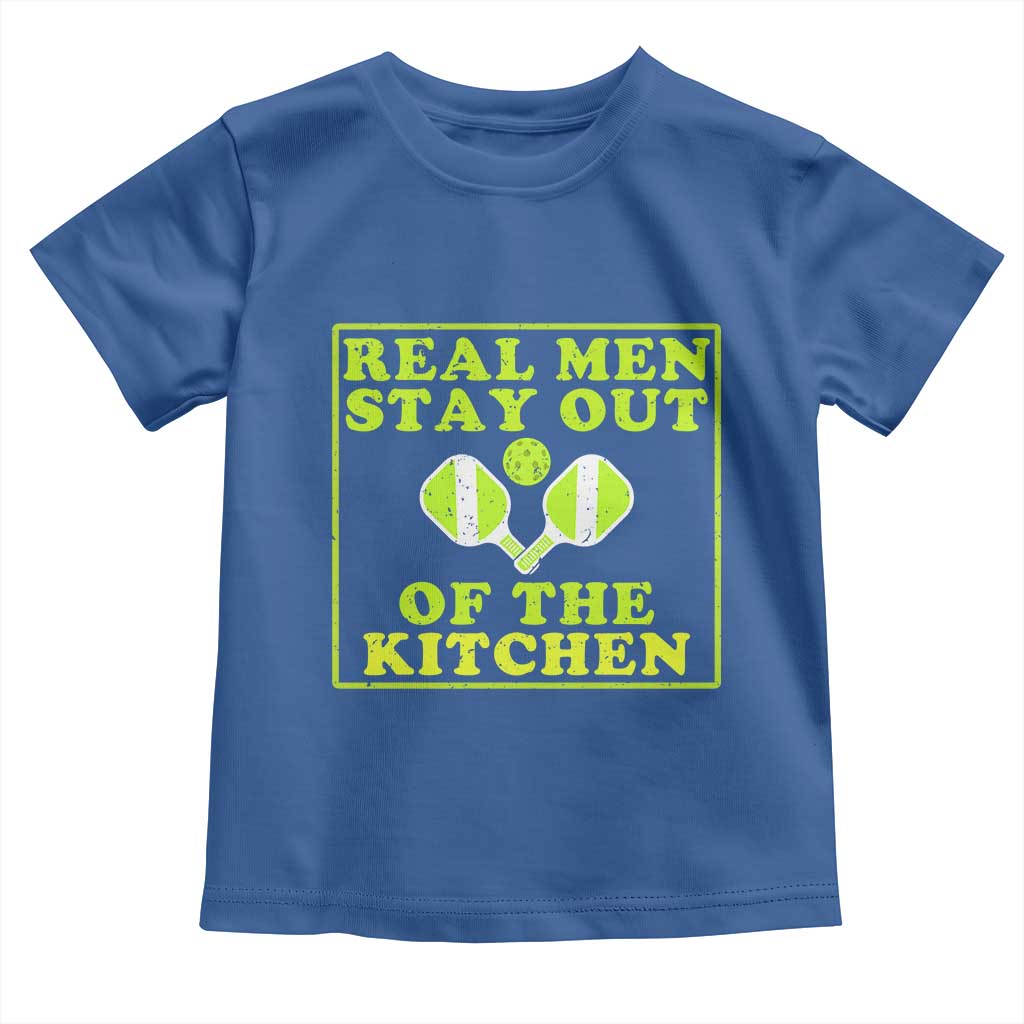 Funny Pickleball Toddler T Shirt Stay Out Of The Kitchen For Men TS12 Royal Blue Print Your Wear