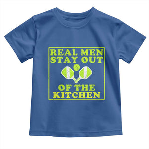 Funny Pickleball Toddler T Shirt Stay Out Of The Kitchen For Men TS12 Royal Blue Print Your Wear
