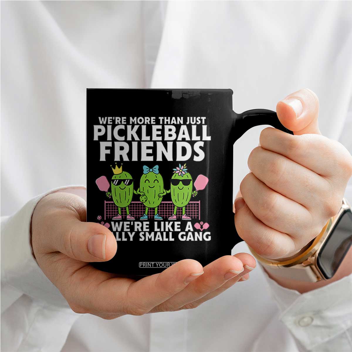 Pickleball Lovers Coffee Mug We Are More Than Just Pickleball Friends TS12 Print Your Wear