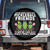 Pickleball Lovers Spare Tire Cover We Are More Than Just Pickleball Friends TS12 No hole Black Print Your Wear