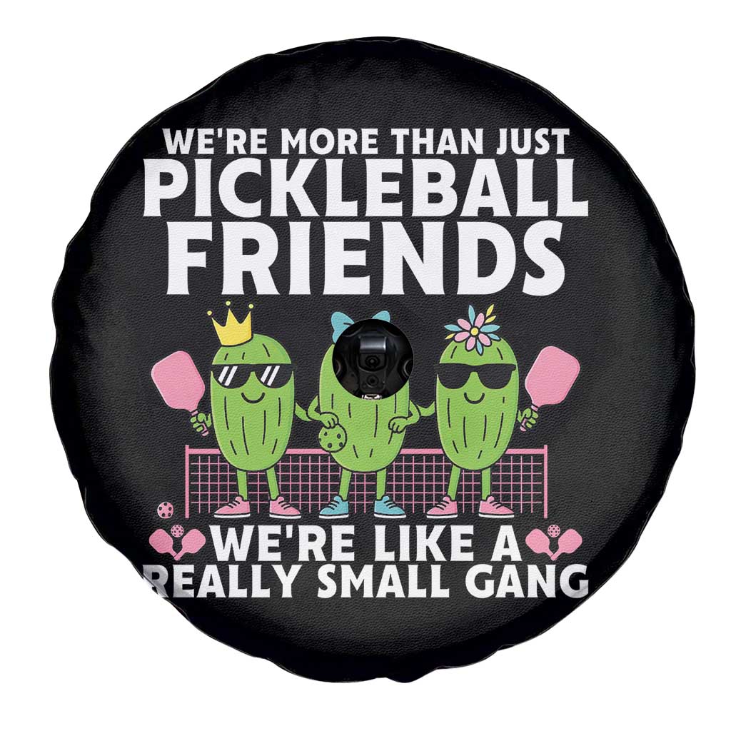 Pickleball Lovers Spare Tire Cover We Are More Than Just Pickleball Friends TS12 Print Your Wear