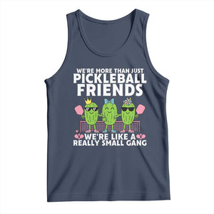 Pickleball Lovers Tank Top We Are More Than Just Pickleball Friends TS12 Navy Print Your Wear