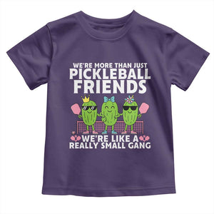 Pickleball Lovers Toddler T Shirt We Are More Than Just Pickleball Friends TS12 Purple Print Your Wear