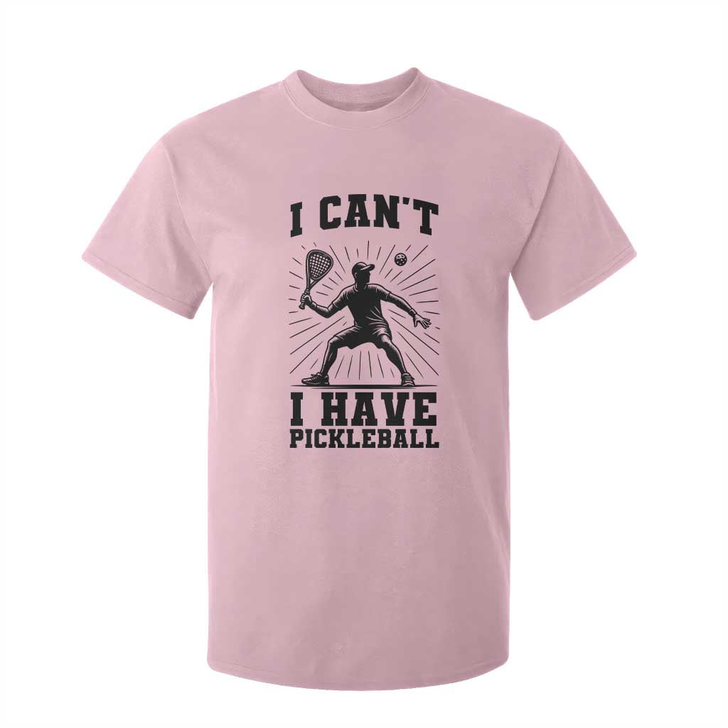 I Can Not I Have Pickleball T Shirt For Kid Pickleball Game Gift TS12 Light Pink Print Your Wear