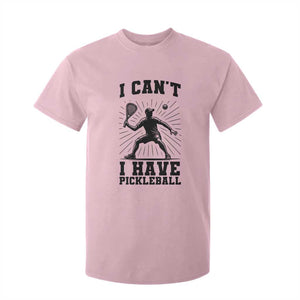 I Can Not I Have Pickleball T Shirt For Kid Pickleball Game Gift TS12 Light Pink Print Your Wear
