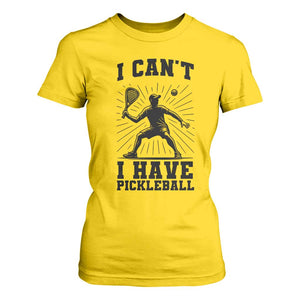 I Can Not I Have Pickleball T Shirt For Women Pickleball Game Gift TS12 Daisy Print Your Wear
