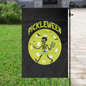 Funny Halloween Pickleball Lovers Garden Flag Pickleween TS12 Print Your Wear