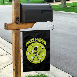 Funny Halloween Pickleball Lovers Garden Flag Pickleween TS12 Print Your Wear