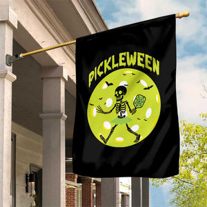 Funny Halloween Pickleball Lovers Garden Flag Pickleween TS12 Print Your Wear