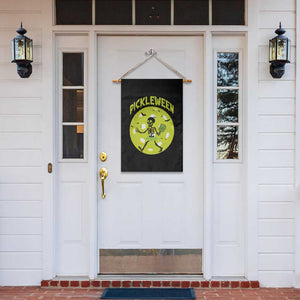Funny Halloween Pickleball Lovers Garden Flag Pickleween TS12 Print Your Wear