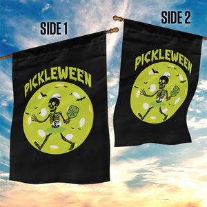 Funny Halloween Pickleball Lovers Garden Flag Pickleween TS12 Print Your Wear