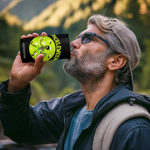 Funny Halloween Pickleball Lovers 4 in 1 Can Cooler Tumbler Pickleween TS12 Print Your Wear