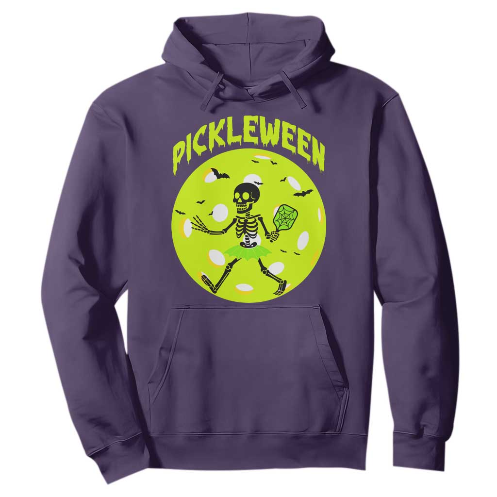 Funny Halloween Pickleball Lovers Hoodie Pickleween TS12 Purple Print Your Wear