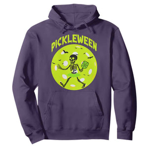 Funny Halloween Pickleball Lovers Hoodie Pickleween TS12 Purple Print Your Wear