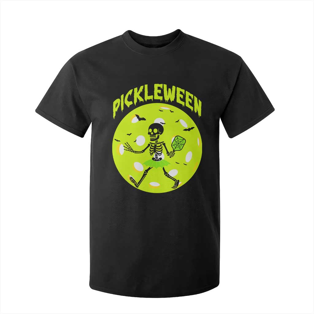 Funny Halloween Pickleball Lovers T Shirt For Kid Pickleween TS12 Black Print Your Wear