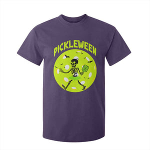 Funny Halloween Pickleball Lovers T Shirt For Kid Pickleween TS12 Purple Print Your Wear
