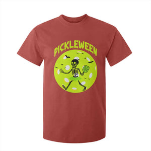 Funny Halloween Pickleball Lovers T Shirt For Kid Pickleween TS12 Red Print Your Wear