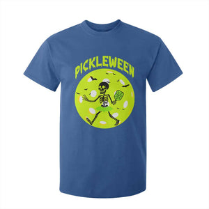 Funny Halloween Pickleball Lovers T Shirt For Kid Pickleween TS12 Royal Blue Print Your Wear