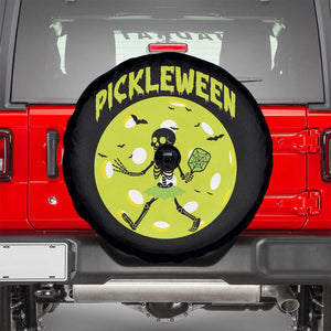 Funny Halloween Pickleball Lovers Spare Tire Cover Pickleween TS12 Black Print Your Wear