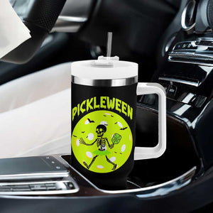 Funny Halloween Pickleball Lovers Tumbler With Handle Pickleween TS12 Print Your Wear