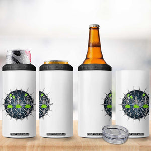 Funny Dancing Skeletons 4 in 1 Can Cooler Tumbler Pickleball Halloween Gift TS12 Print Your Wear