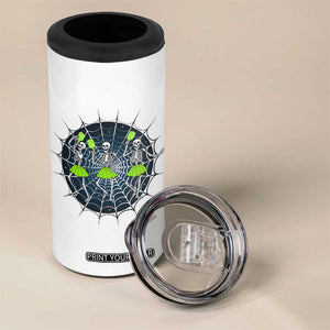 Funny Dancing Skeletons 4 in 1 Can Cooler Tumbler Pickleball Halloween Gift TS12 Print Your Wear