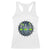 Funny Dancing Skeletons Racerback Tank Top Pickleball Halloween Gift TS12 White Print Your Wear