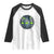 Funny Dancing Skeletons Raglan Shirt Pickleball Halloween Gift TS12 White Black Print Your Wear