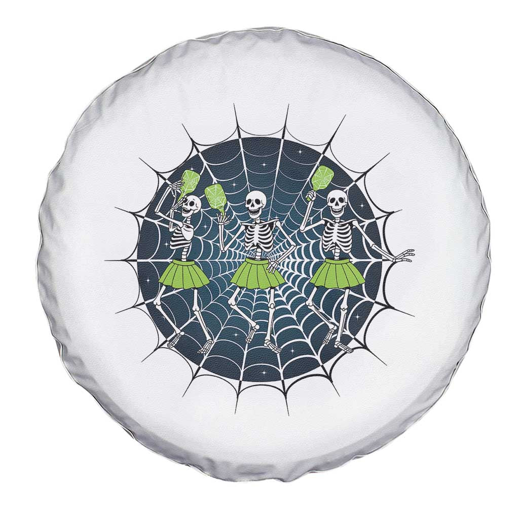 Funny Dancing Skeletons Spare Tire Cover Pickleball Halloween Gift TS12 Print Your Wear