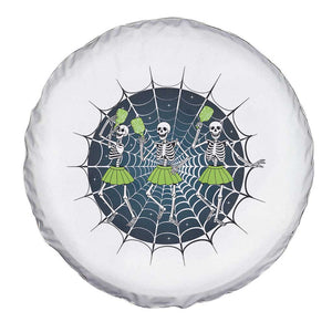 Funny Dancing Skeletons Spare Tire Cover Pickleball Halloween Gift TS12 Print Your Wear