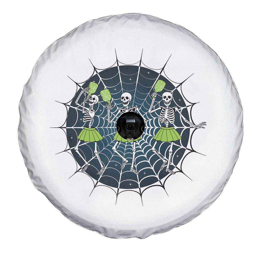 Funny Dancing Skeletons Spare Tire Cover Pickleball Halloween Gift TS12 Print Your Wear