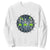 Funny Dancing Skeletons Sweatshirt Pickleball Halloween Gift TS12 White Print Your Wear
