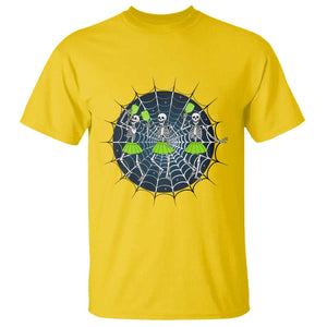 Funny Dancing Skeletons T Shirt Pickleball Halloween Gift TS12 Daisy Print Your Wear