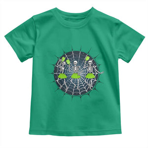 Funny Dancing Skeletons Toddler T Shirt Pickleball Halloween Gift TS12 Irish Green Print Your Wear
