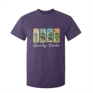 Funny Halloween Pickleball T Shirt For Kid Spooky Dinks Gift For Players TS12 Purple Print Your Wear