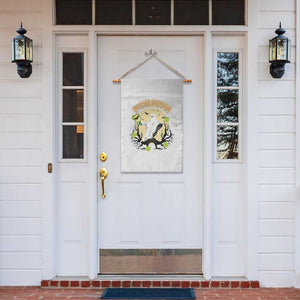 Funny Halloween Pickleball Garden Flag Pickleboo Ghost Costume TS12 Print Your Wear