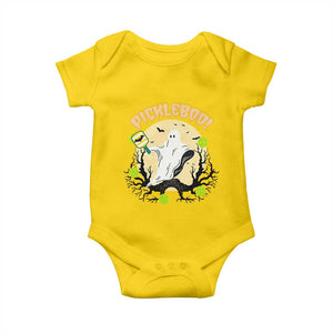 Funny Halloween Pickleball Baby Onesie Pickleboo Ghost Costume TS12 Daisy Print Your Wear