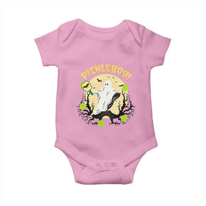 Funny Halloween Pickleball Baby Onesie Pickleboo Ghost Costume TS12 Light Pink Print Your Wear