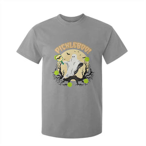 Funny Halloween Pickleball T Shirt For Kid Pickleboo Ghost Costume TS12 Sport Gray Print Your Wear