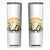 Funny Halloween Pickleball Skinny Tumbler Pickleboo Ghost Costume TS12 White Print Your Wear