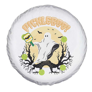 Funny Halloween Pickleball Spare Tire Cover Pickleboo Ghost Costume TS12 Print Your Wear