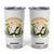 Funny Halloween Pickleball Tumbler Cup Pickleboo Ghost Costume TS12 White Print Your Wear