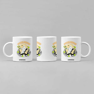 Funny Halloween Pickleball Coffee Mug Pickleboo Ghost Costume TS12 Print Your Wear