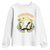 Funny Halloween Pickleball Youth Sweatshirt Pickleboo Ghost Costume TS12 White Print Your Wear