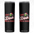 Funny Pickleball Christmas Skinny Tumbler Eat Dink And Be Merry TS12 Black Print Your Wear
